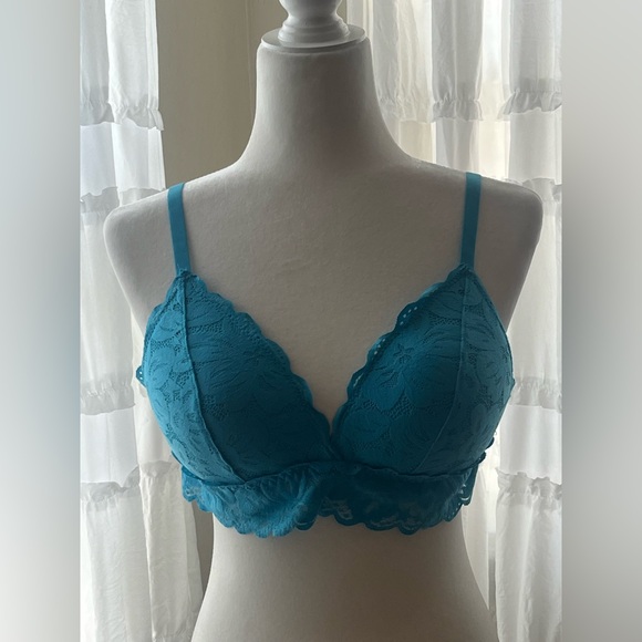 No Boundaries Other - No Boundaries Teal Lace Bralette